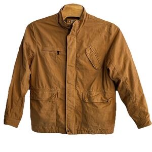Carbon2Cobalt Size XL Canvas Partially Lined Flannel Lined Jacket‎ Tan